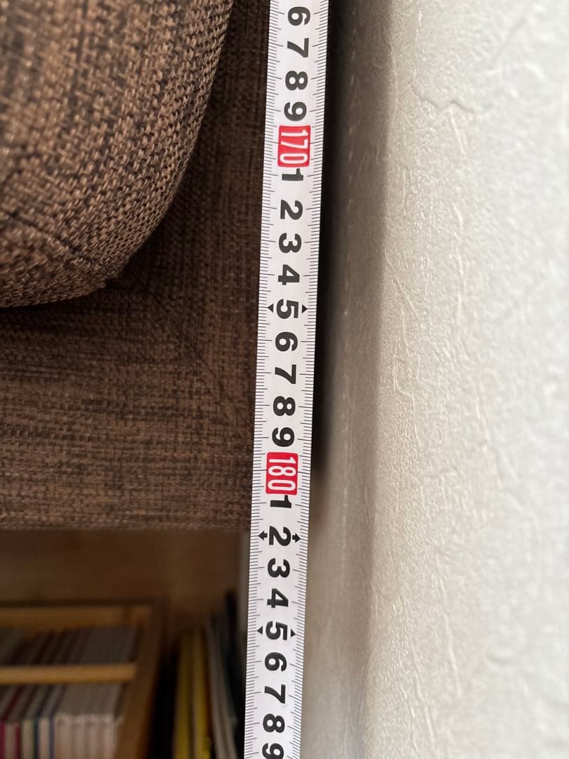 3人掛けソファ　ニトリ　ブラウン