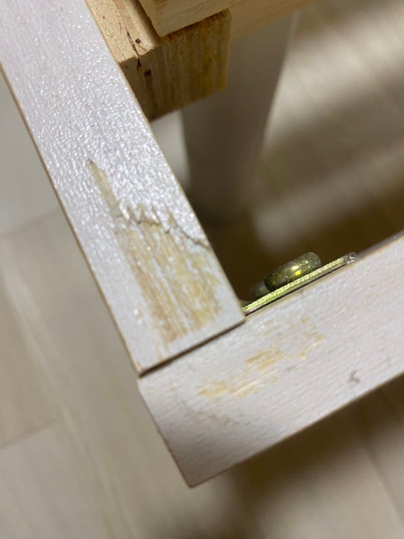 シングルベッドフレーム ホワイト 木製　アイリスオーヤマ