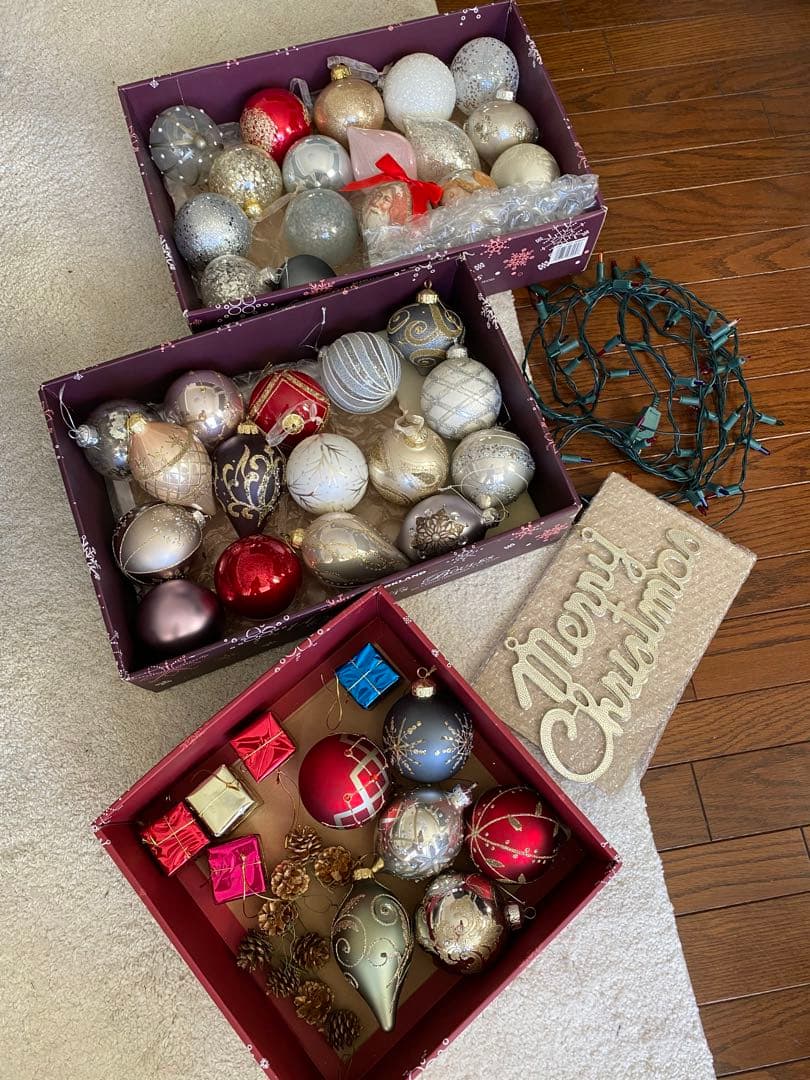 クリスマスツリー　オーナメントセット