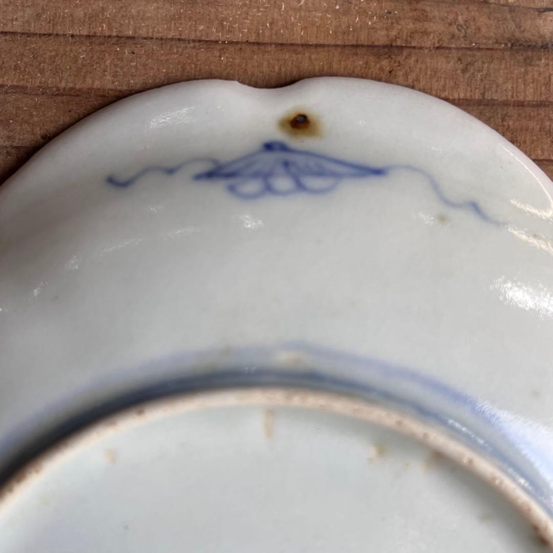 骨董　古伊万里　立雛　5寸皿　5客組