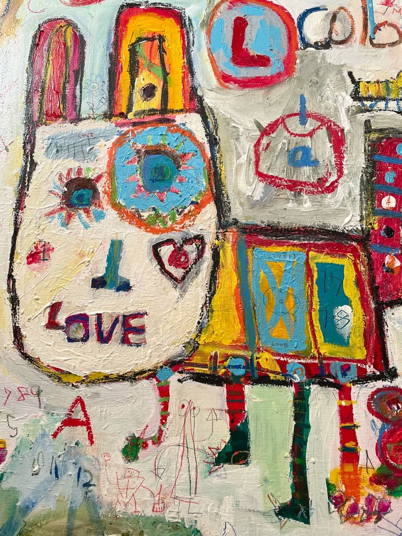 【真作】玉川宗則「Bread！」2016年 アクリル 直筆サイン入り 一点物