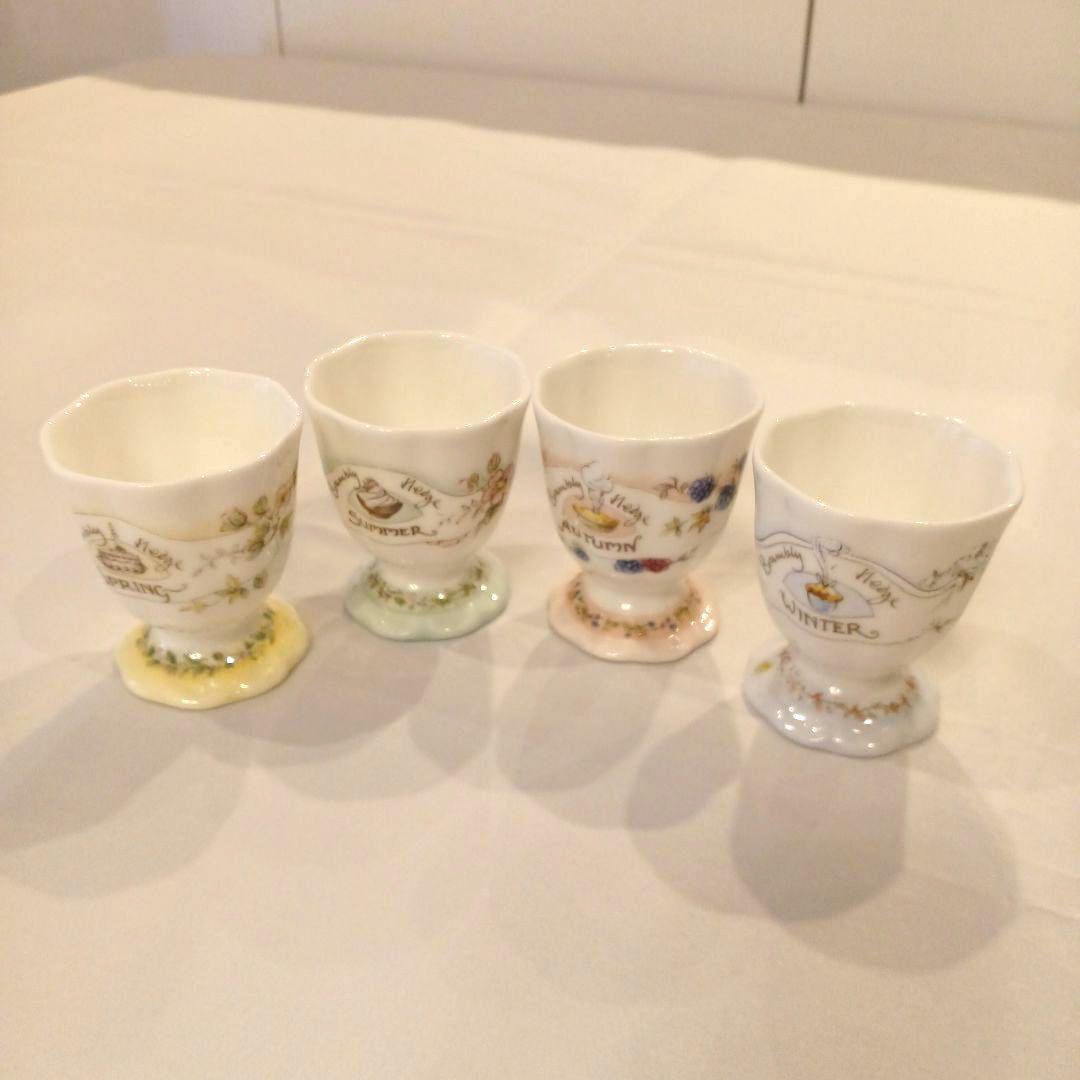 ロイヤルドルトン ブランブリーヘッジ 四季 エッグスタンド 4点 - メルカリ