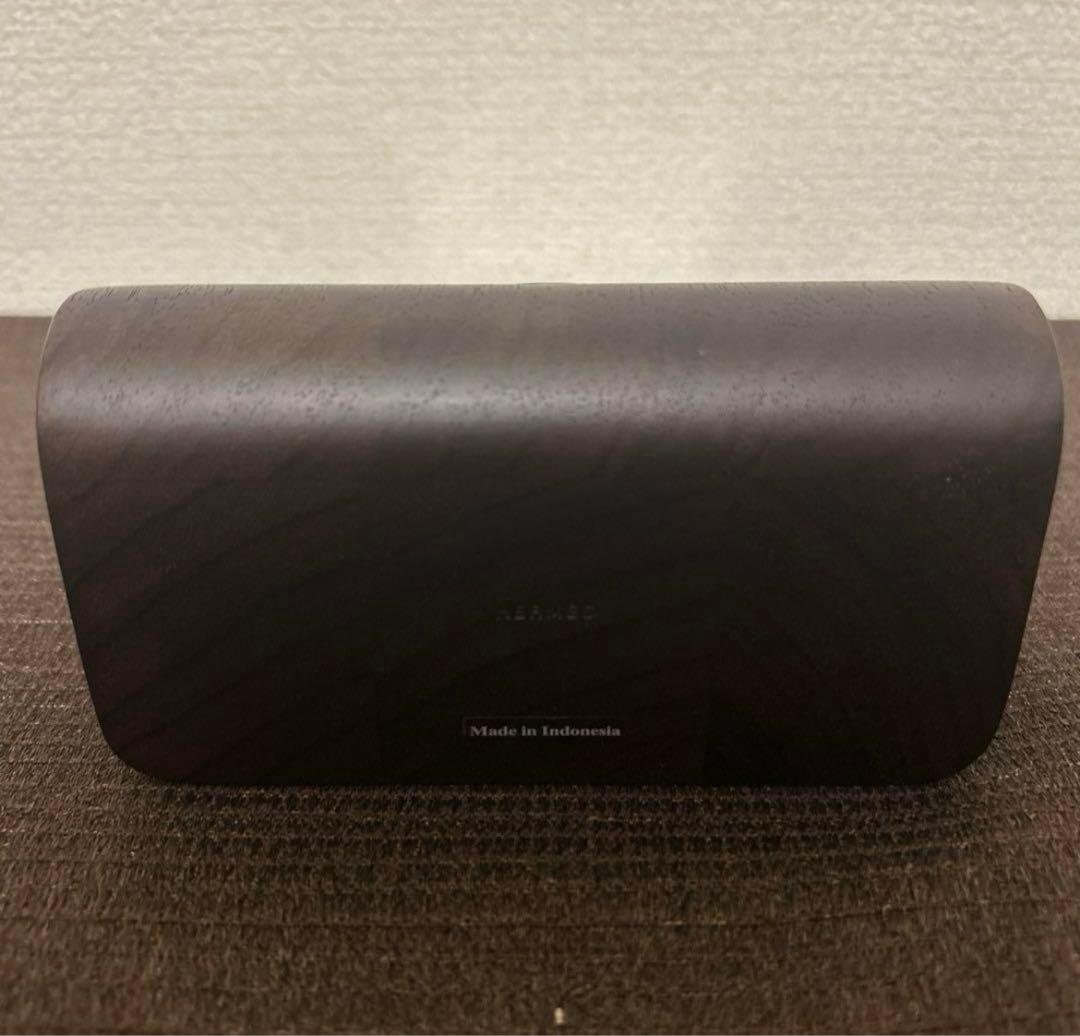 エルメス　フォトフレーム　マホガニー　ダークブラウン　写真立て