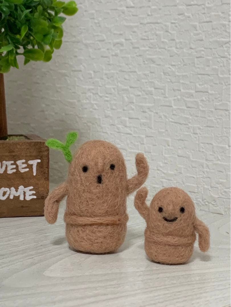 羊毛フェルト ハンドメイド はにわ 埴輪 置物 インテリア - メルカリ