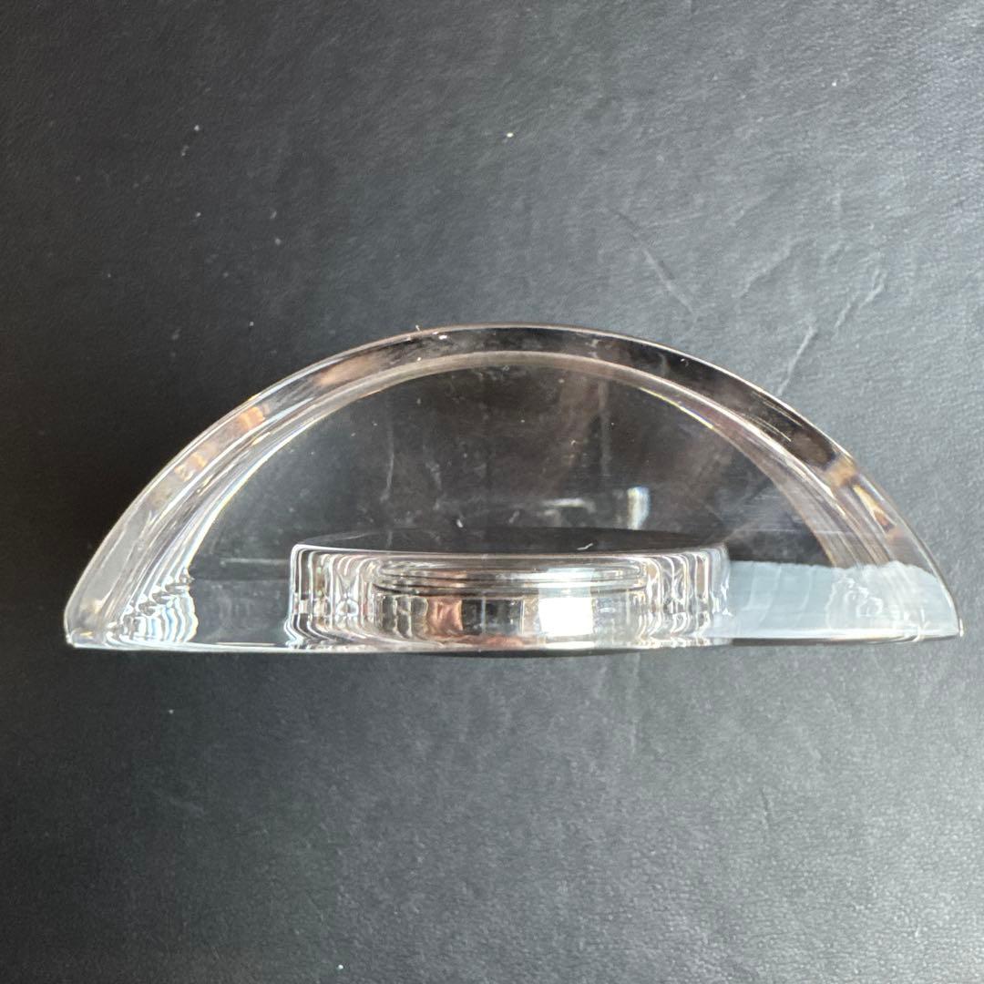 Baccarat バカラ ラランド クロック クリア クオーツ 置き時計