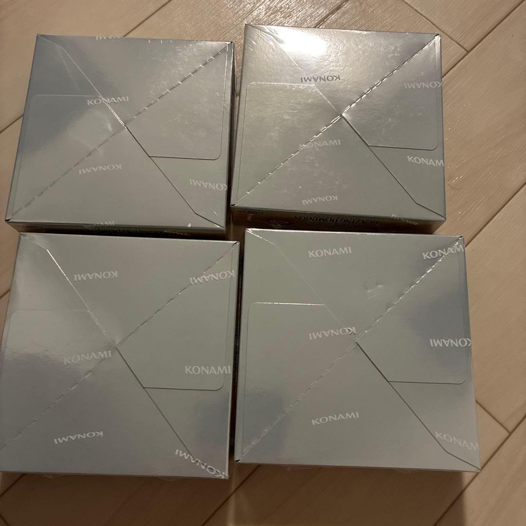 BLAZING DOMINION 未開封シュリンク付き4箱 遊戯王カード - メルカリ