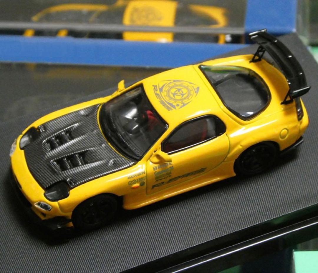 Master 1/64 マツダ RX7 FD RE雨宮 黄色カーボン - メルカリ
