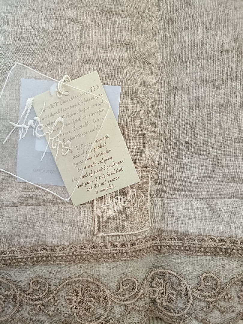 新品Arte Puraリネンカバーダブル クイーン キング フラットシーツ