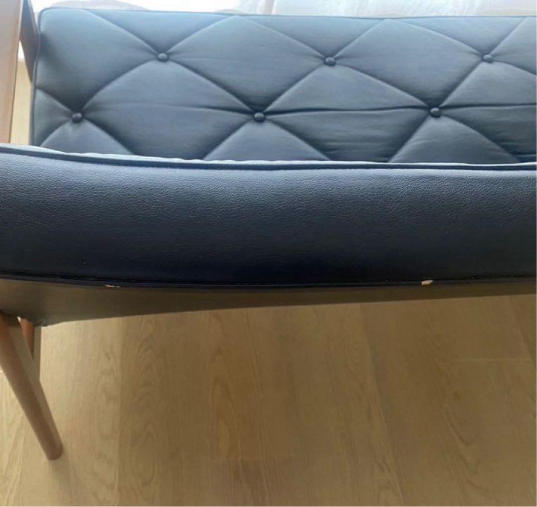 カリモク家具 WS11モデル 長椅子/ツーシーターソファ WS1173BW