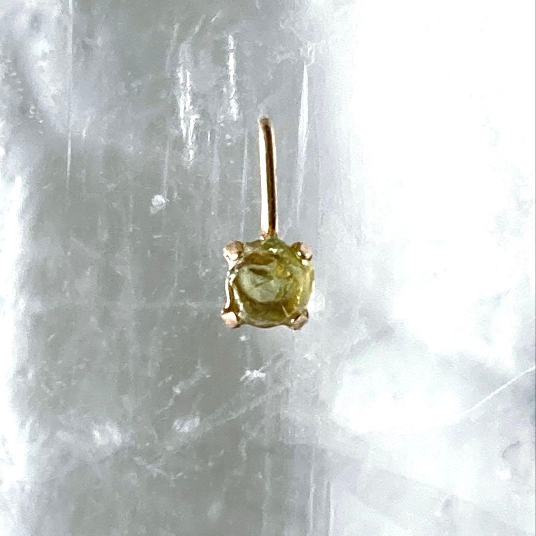 パラサイト ペリドット（隕石）10金ペンダントトップ