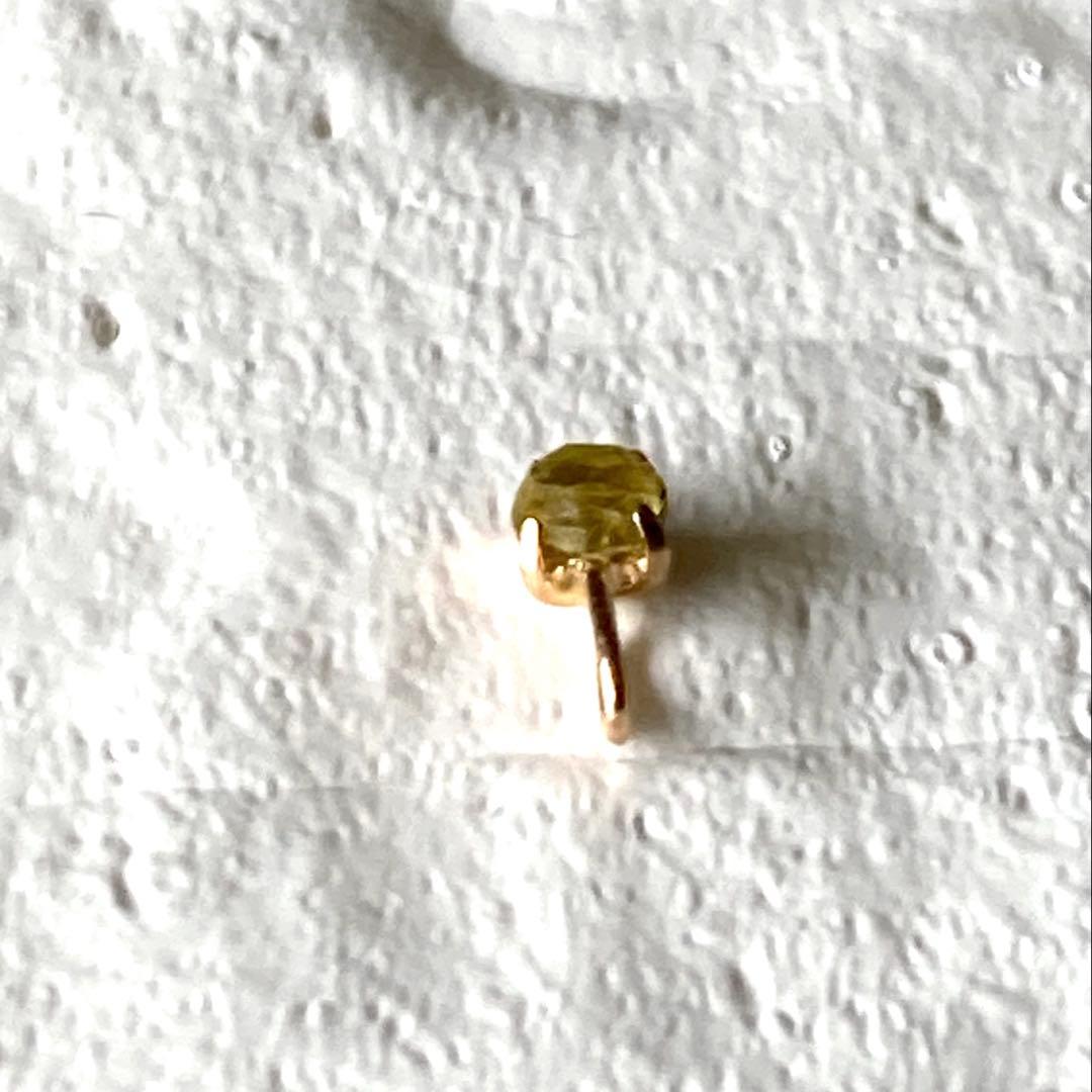 パラサイト ペリドット（隕石）10金ペンダントトップ