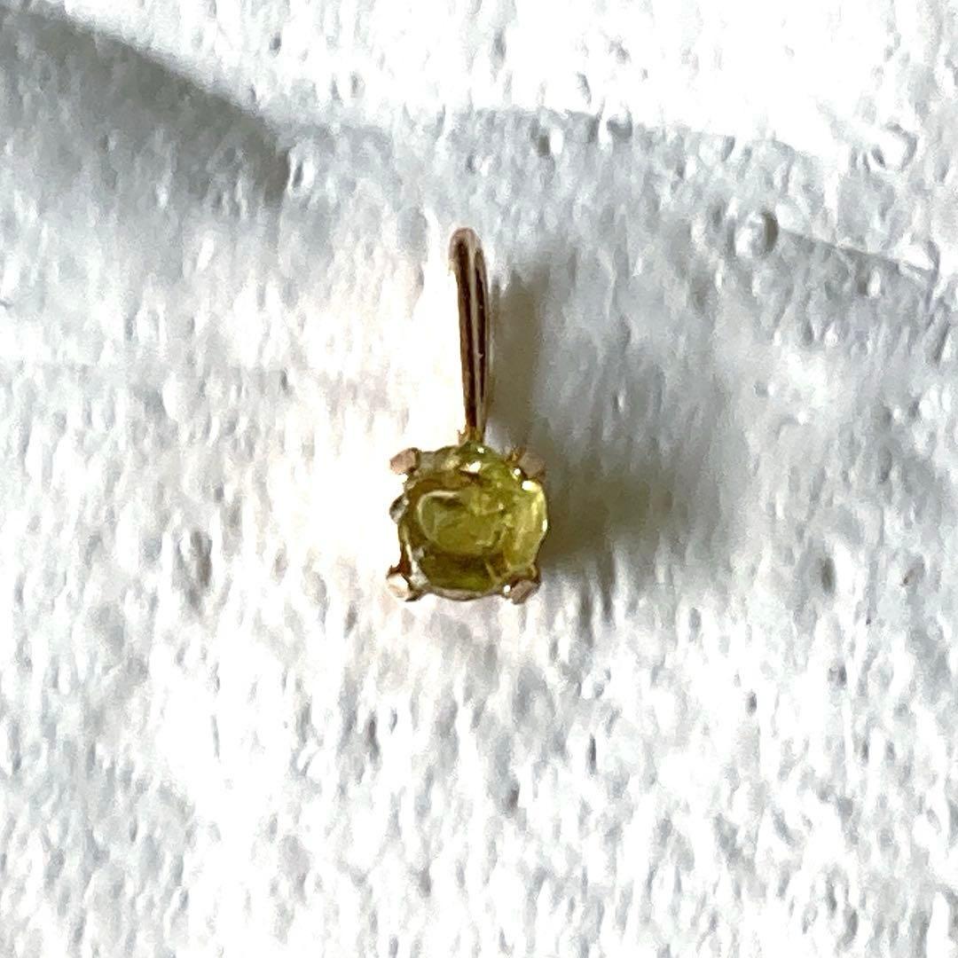 パラサイト ペリドット（隕石）10金ペンダントトップ