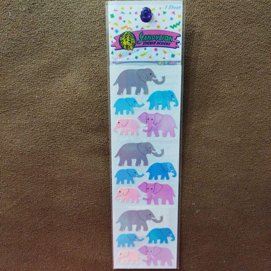 Sandylion サンディライオン ステッカー ホログラム 象 - メルカリ
