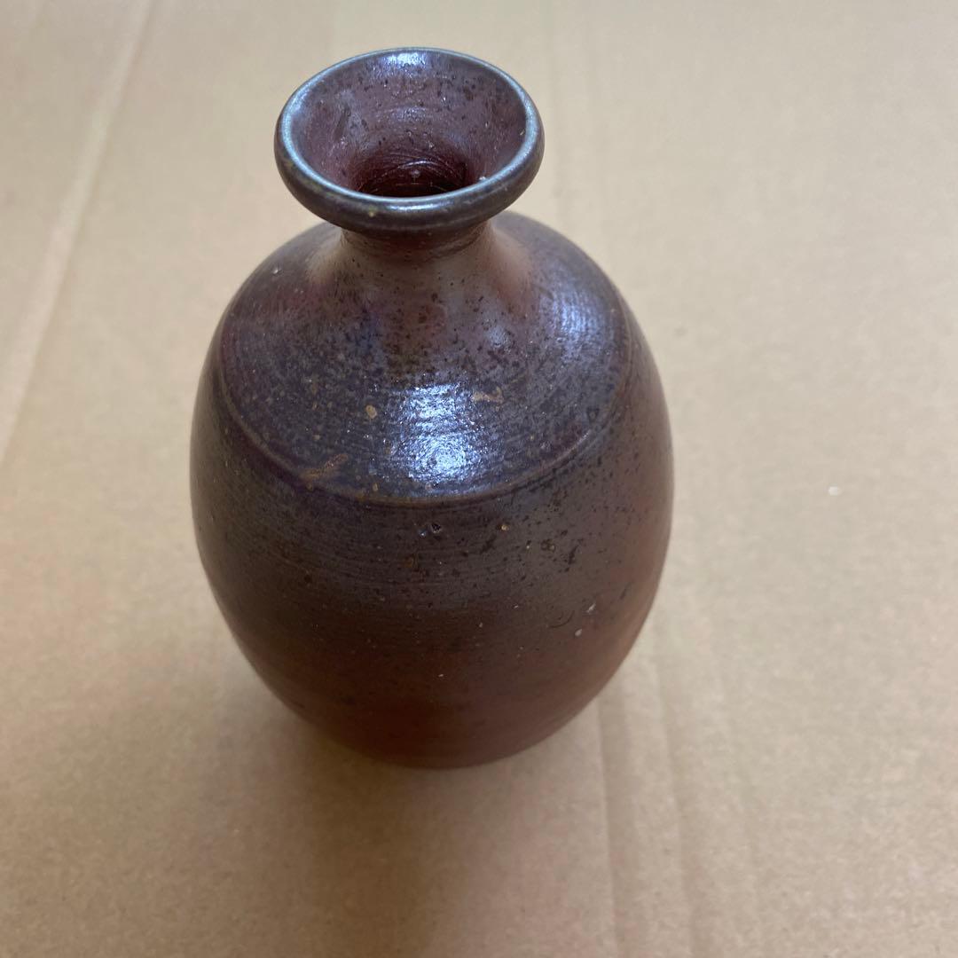 備前焼　原田陶月　共箱　　徳利