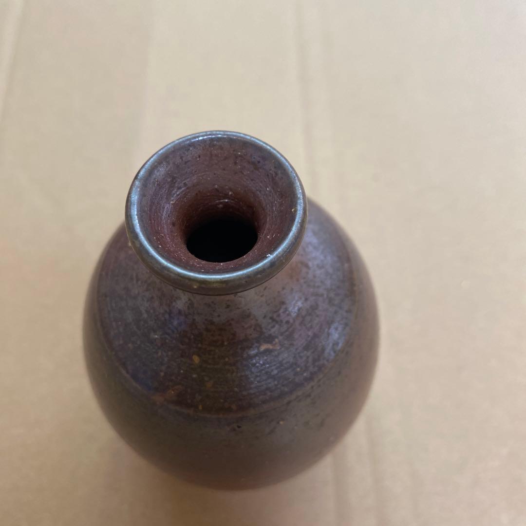 備前焼　原田陶月　共箱　　徳利