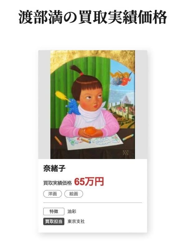 代表作　1983年　渡部満「東方への旅」