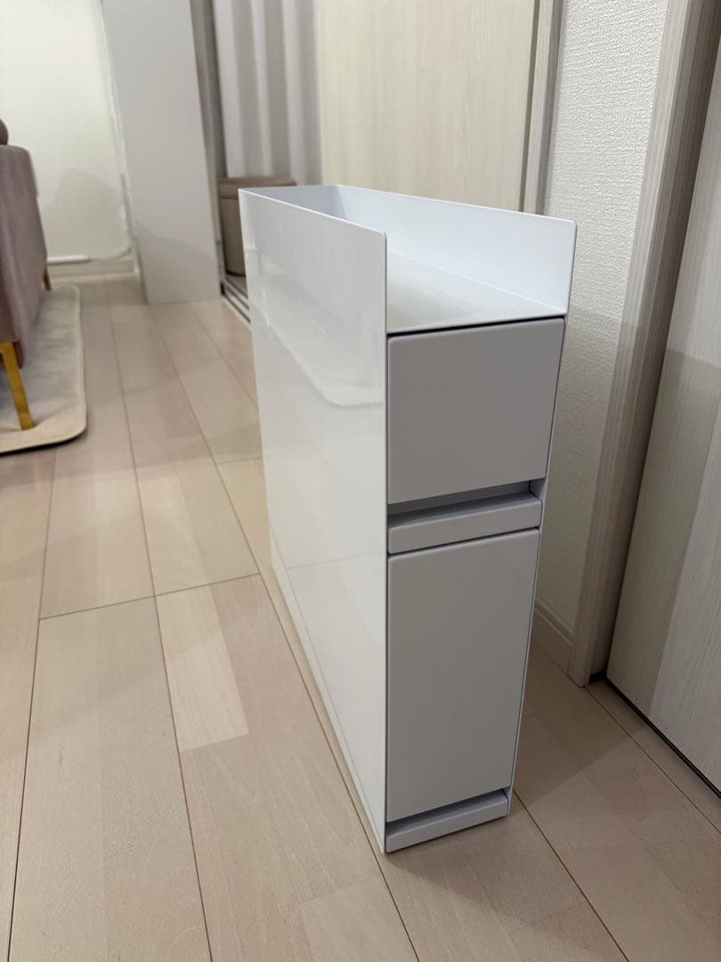 調味料ラック 大容量 2段ラック ホワイト　山﨑実業