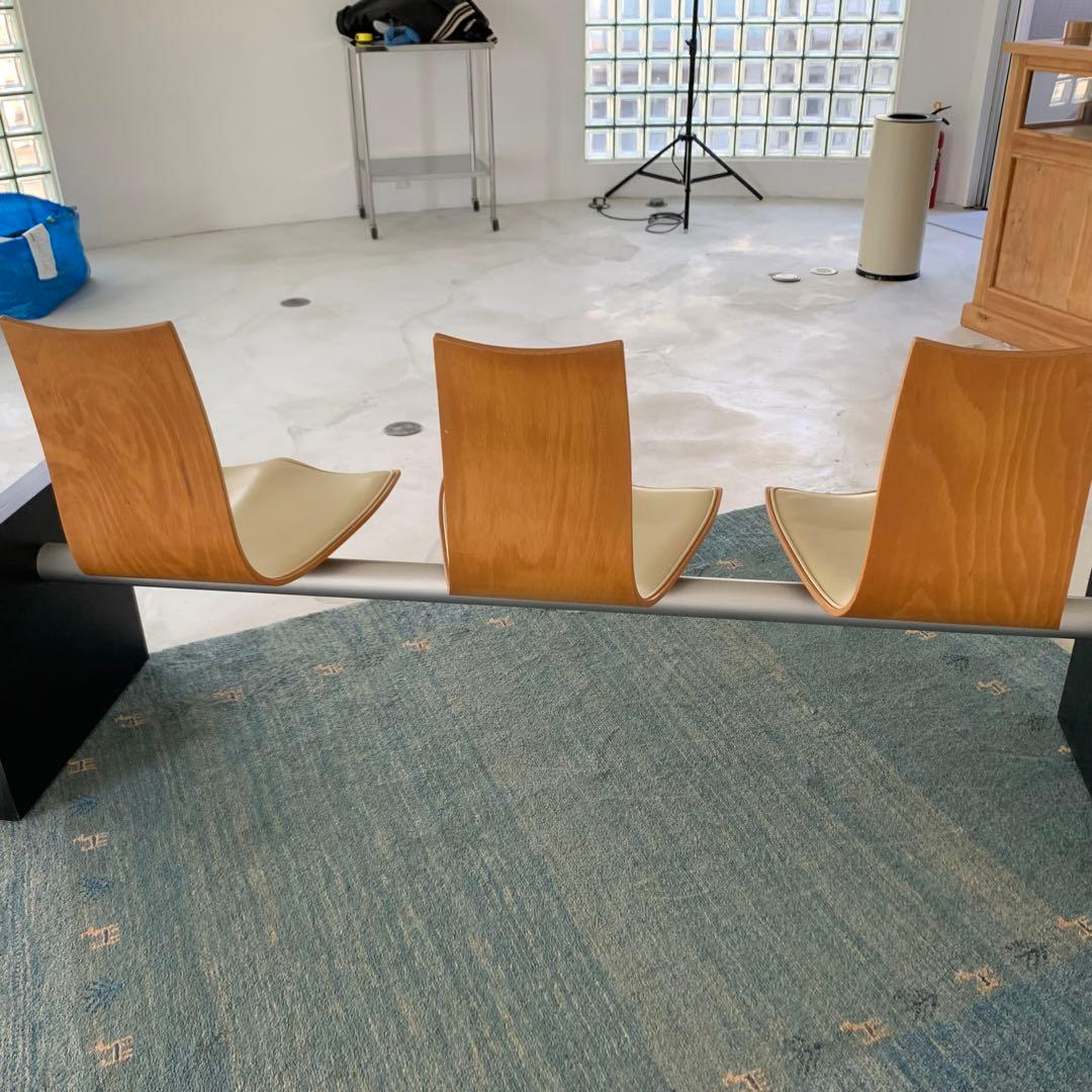 TENDO 天童木工　3人掛け　ベンチ