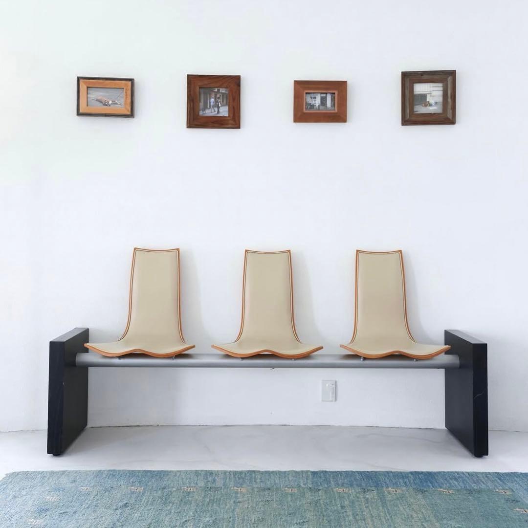 TENDO 天童木工　3人掛け　ベンチ