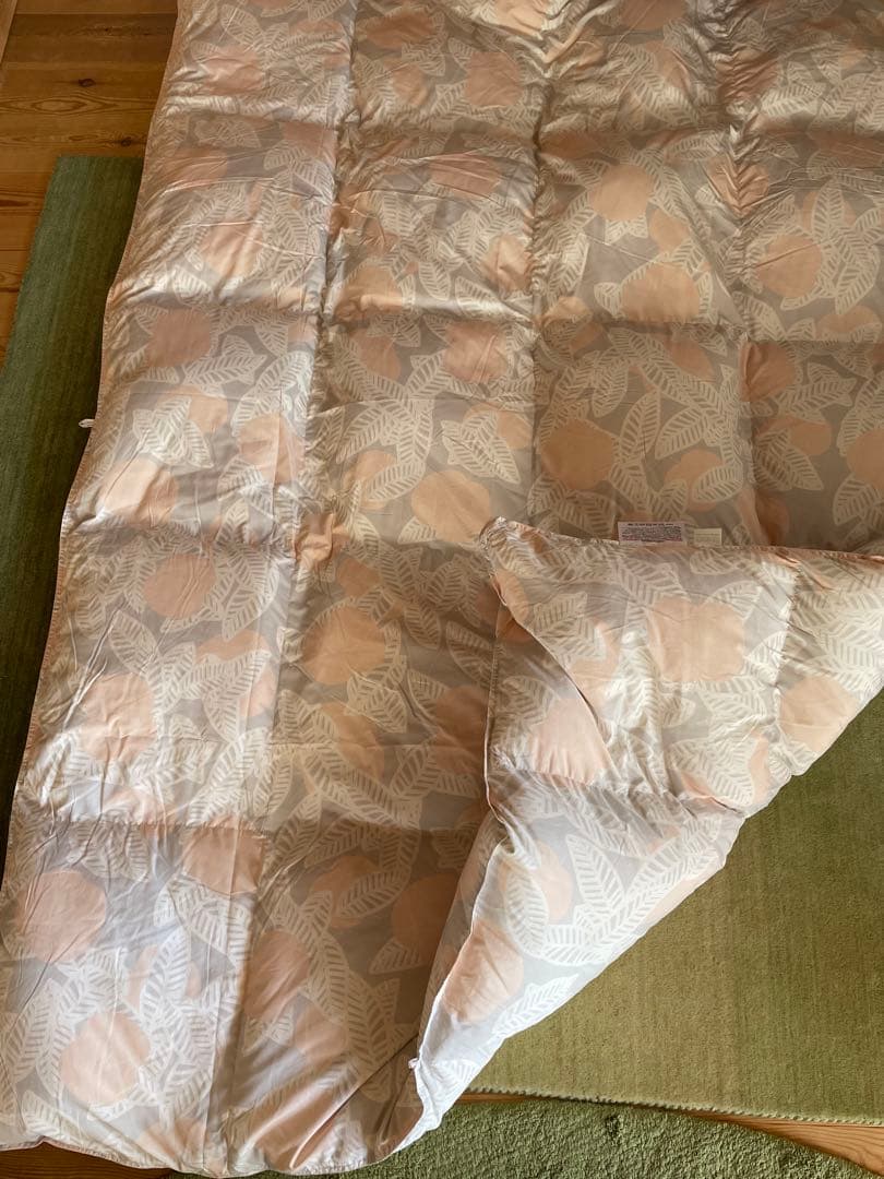 日本製　羽毛布団　シングル　イングランド産ホワイトダウン90% 1.3kg P