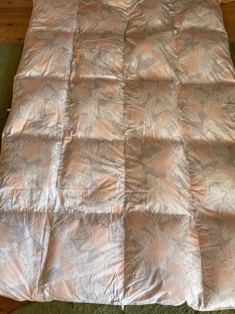 日本製　羽毛布団　シングル　イングランド産ホワイトダウン90% 1.3kg P