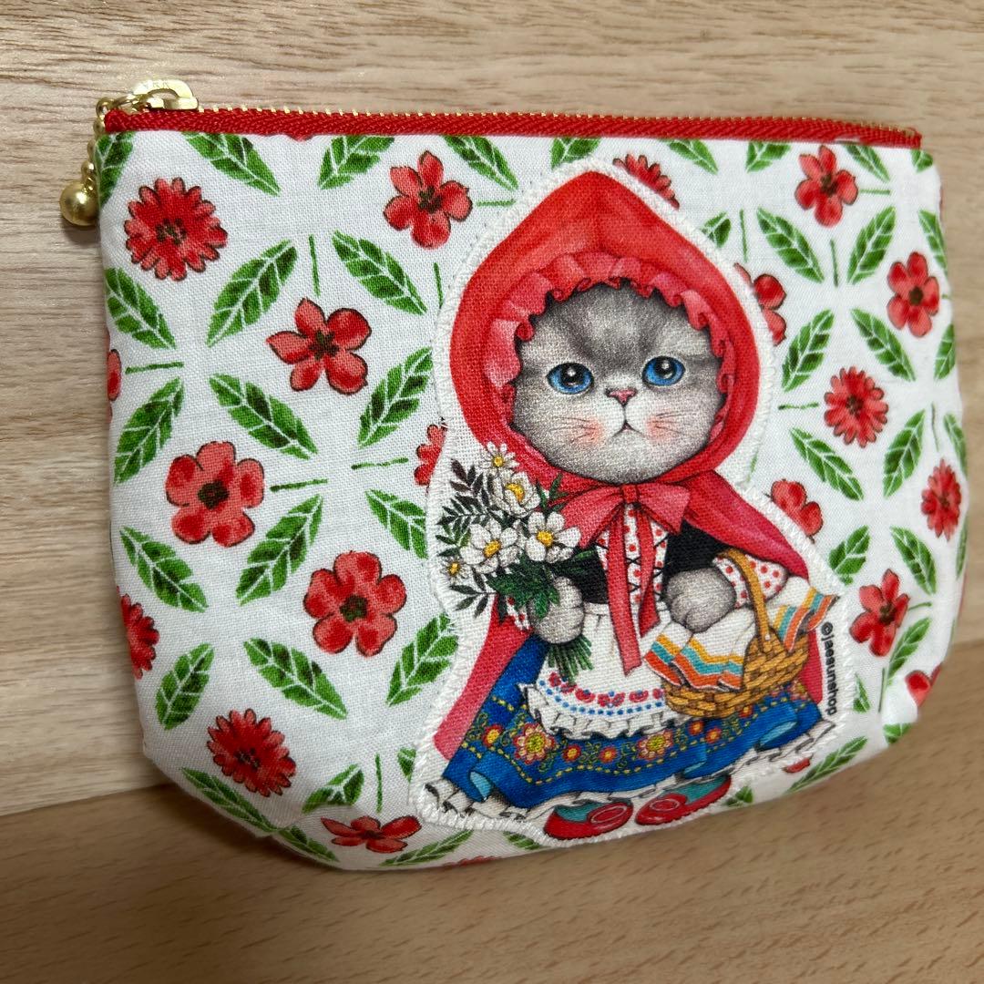 ハンドメイド　ころりんポーチ　コヤンイサムチョン☆赤ずきんルミちゃん☆