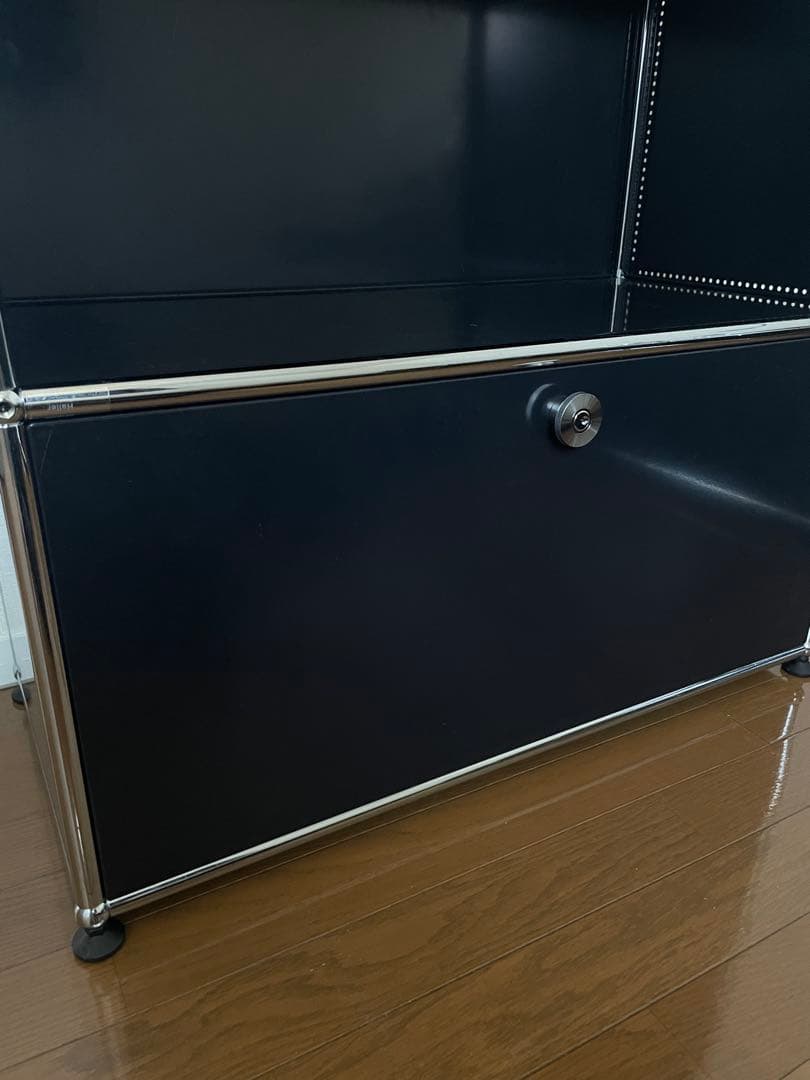 11月15日まで出品 USMハラー　グラファイトブラック　2段シェルフ
