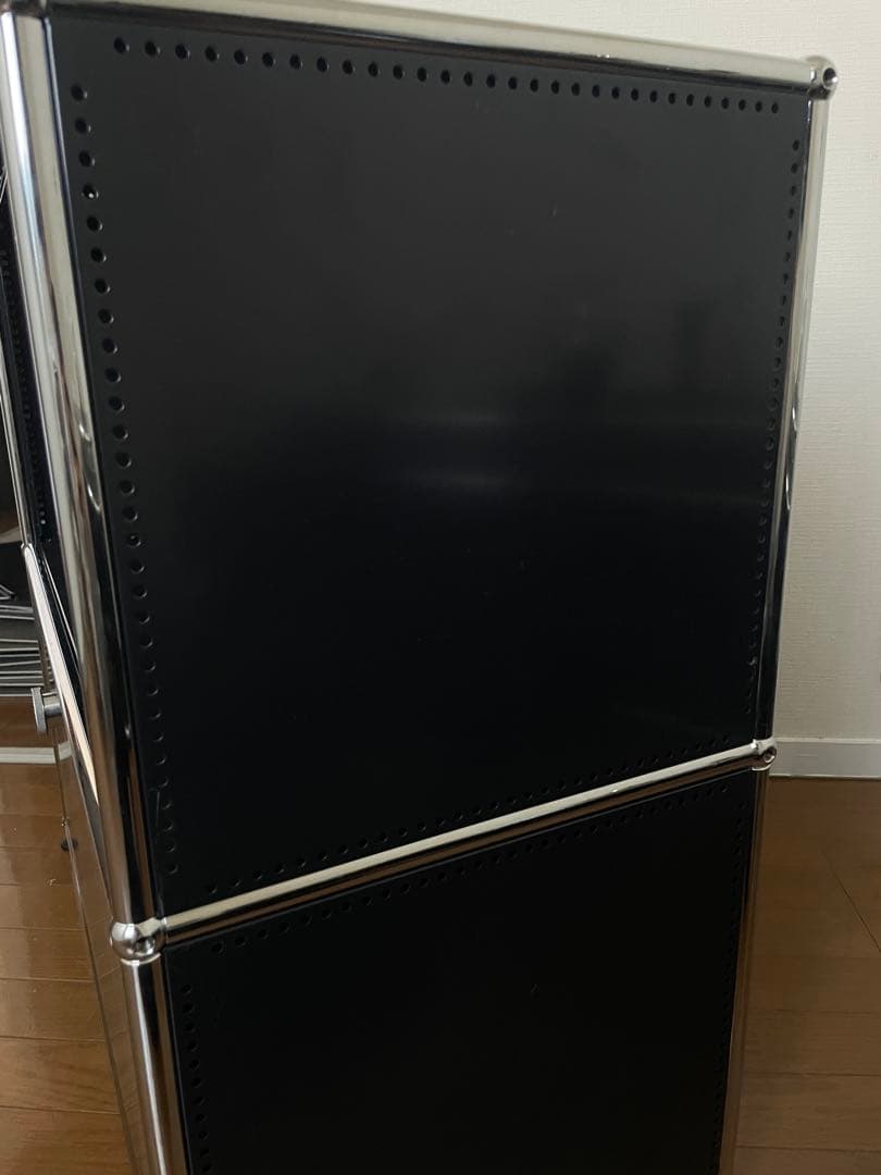 11月15日まで出品 USMハラー　グラファイトブラック　2段シェルフ