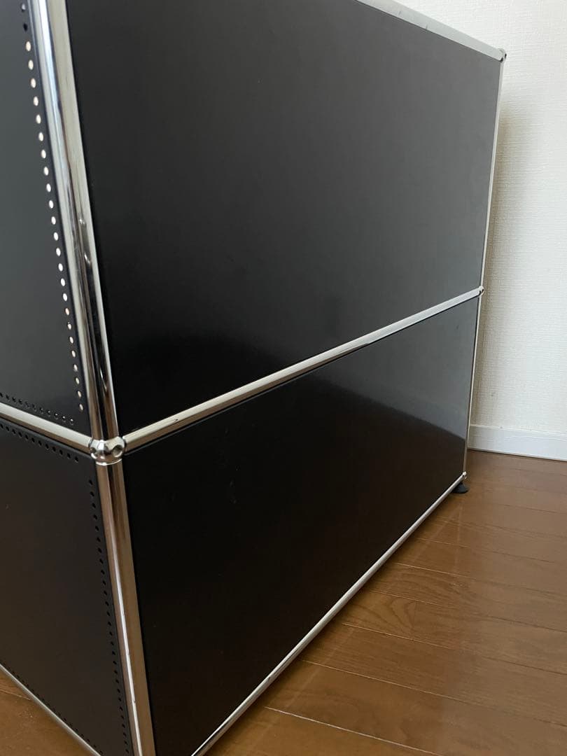 11月15日まで出品 USMハラー　グラファイトブラック　2段シェルフ