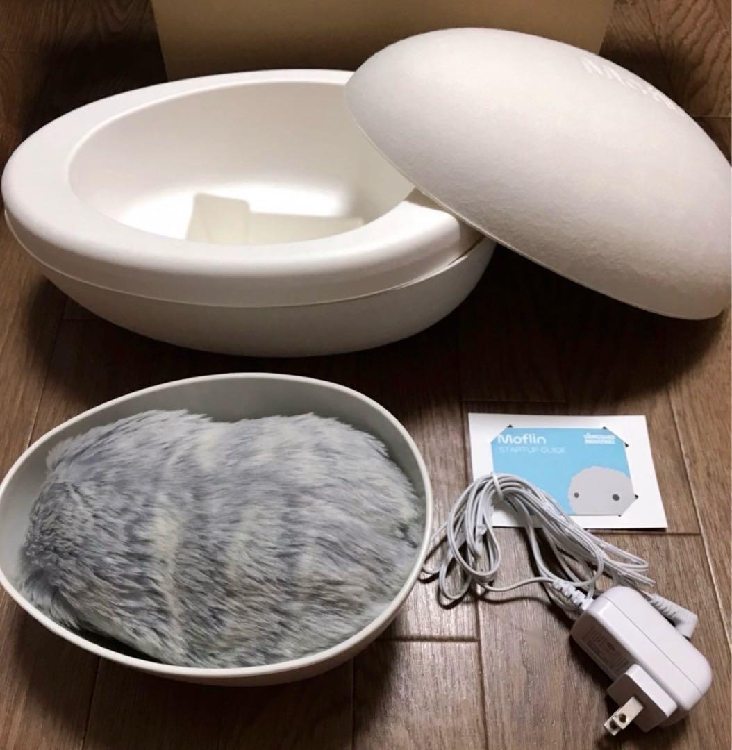 美品】モフリン(Mofiln) AIペットロボット シルバー クラファン限定品