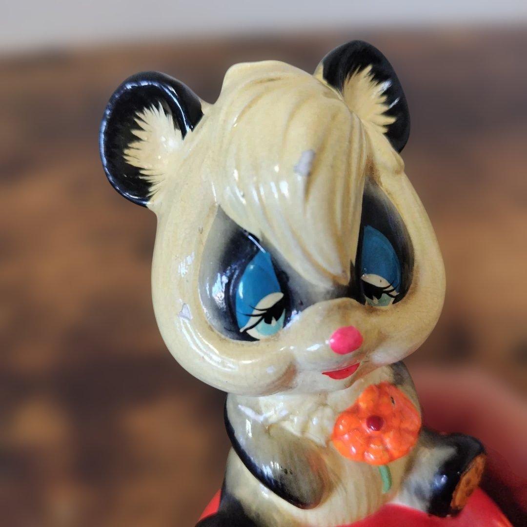 《希少》SANRIO ホールマーク パンダ 貯金箱 昭和レトロ