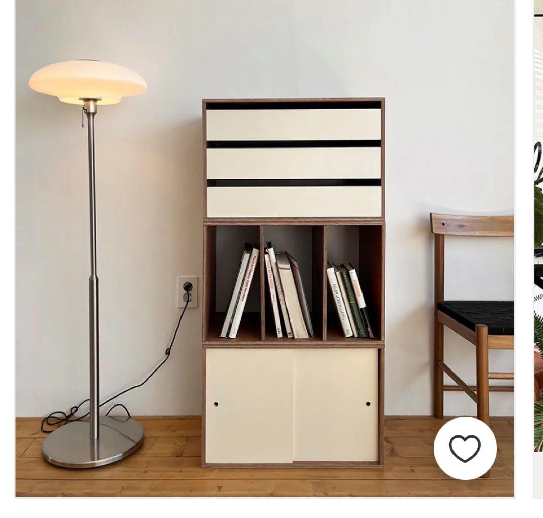 淡色インテリア韓国家具O'gre カシューナッツ収納棚シリーズ VAMIR