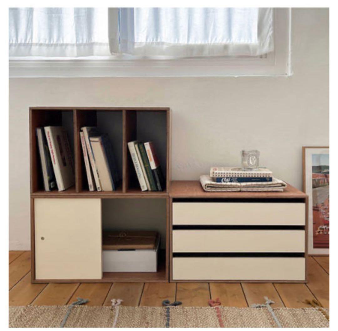 淡色インテリア韓国家具O'gre カシューナッツ収納棚シリーズ VAMIR