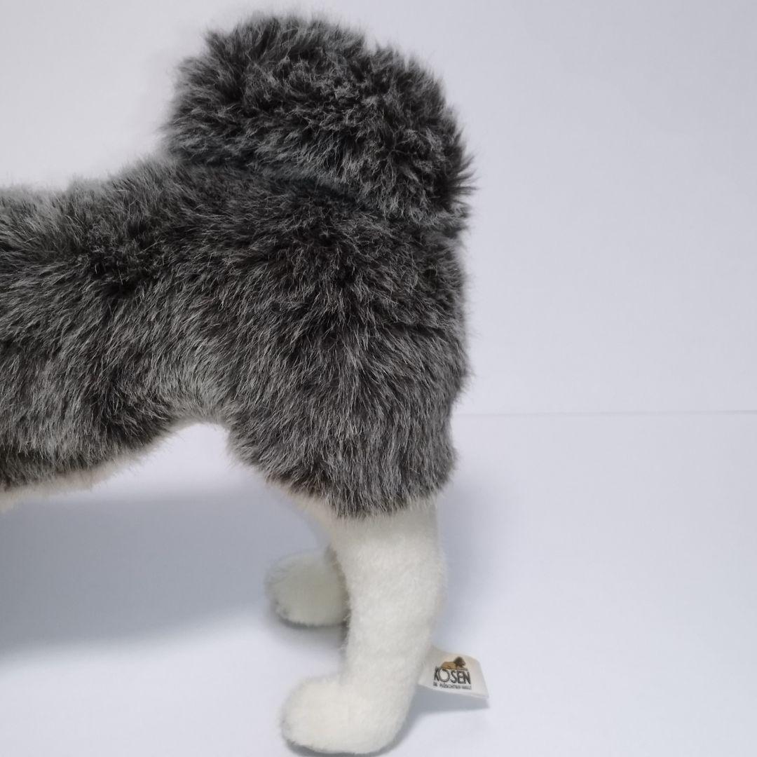 美品】KOSEN シベリアンハスキー ぬいぐるみ 全長37cm 高さ28cm - メルカリ