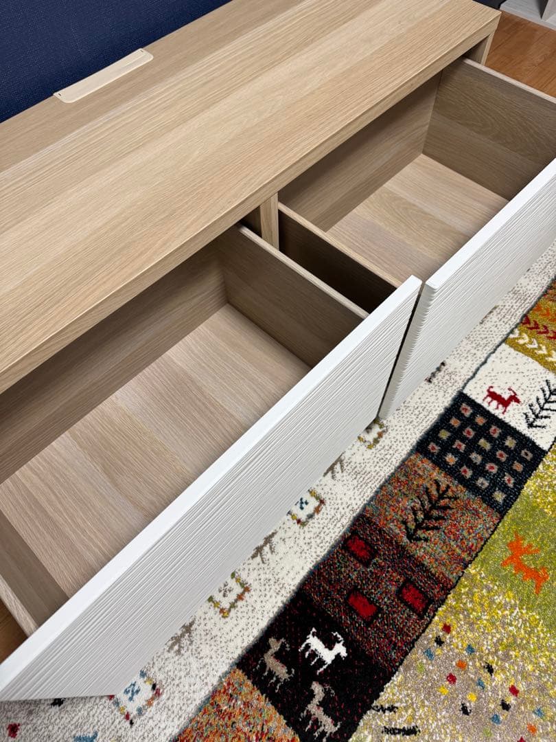 イケア　IKEA ベストー　テレビ台 引き出し付き