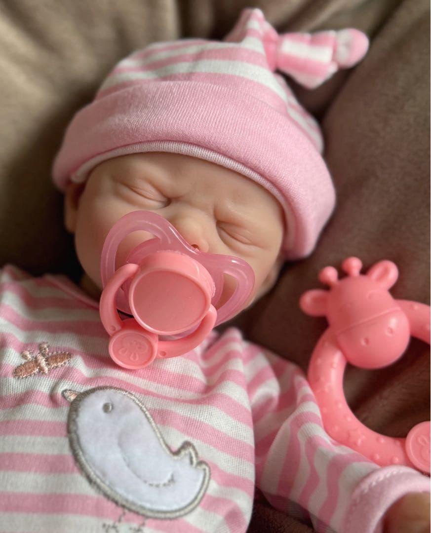 ★新品★リボーンドール フルシリコン可愛いぷるふにゃ女の子30cm