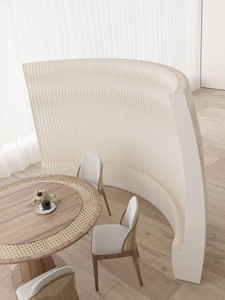 パーテーション間仕切り高さ2ｍ長さ4ｍ-5ｍ組立不要ついたて目隠し区切り屏風