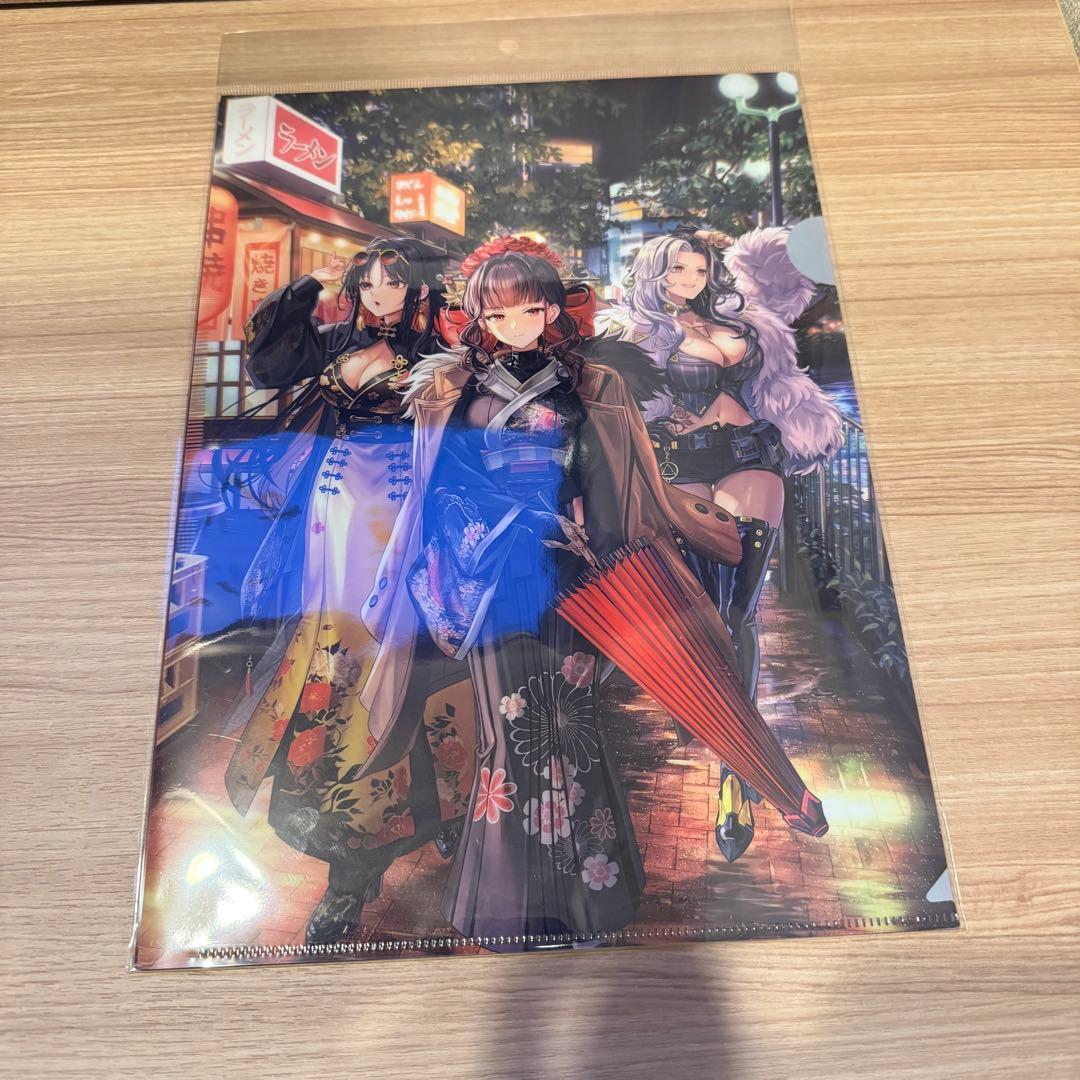 NIKKE エリア防衛戦 福岡 ジオラマ クリアファイル B2タペストリー 3