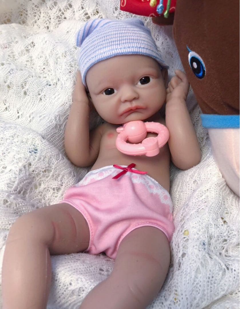 専用　マシュマロシリコン　全身シリコン　グラスアイ　リボーンドール