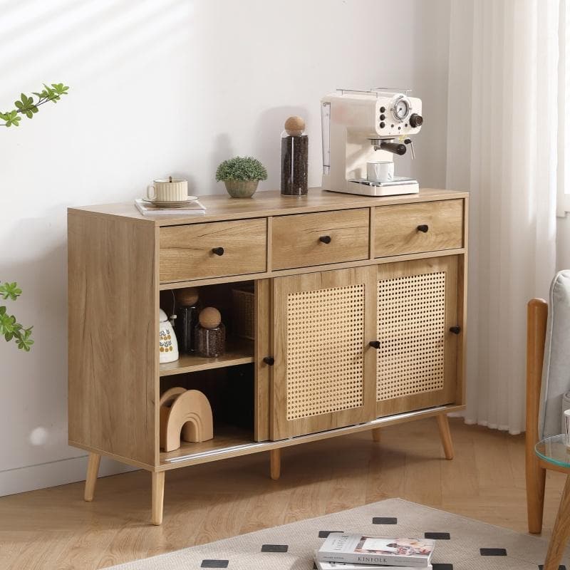 赤字価格！キャビネット収納棚 整理タンス 北欧 木目調 おしゃれ【ナチュラル】