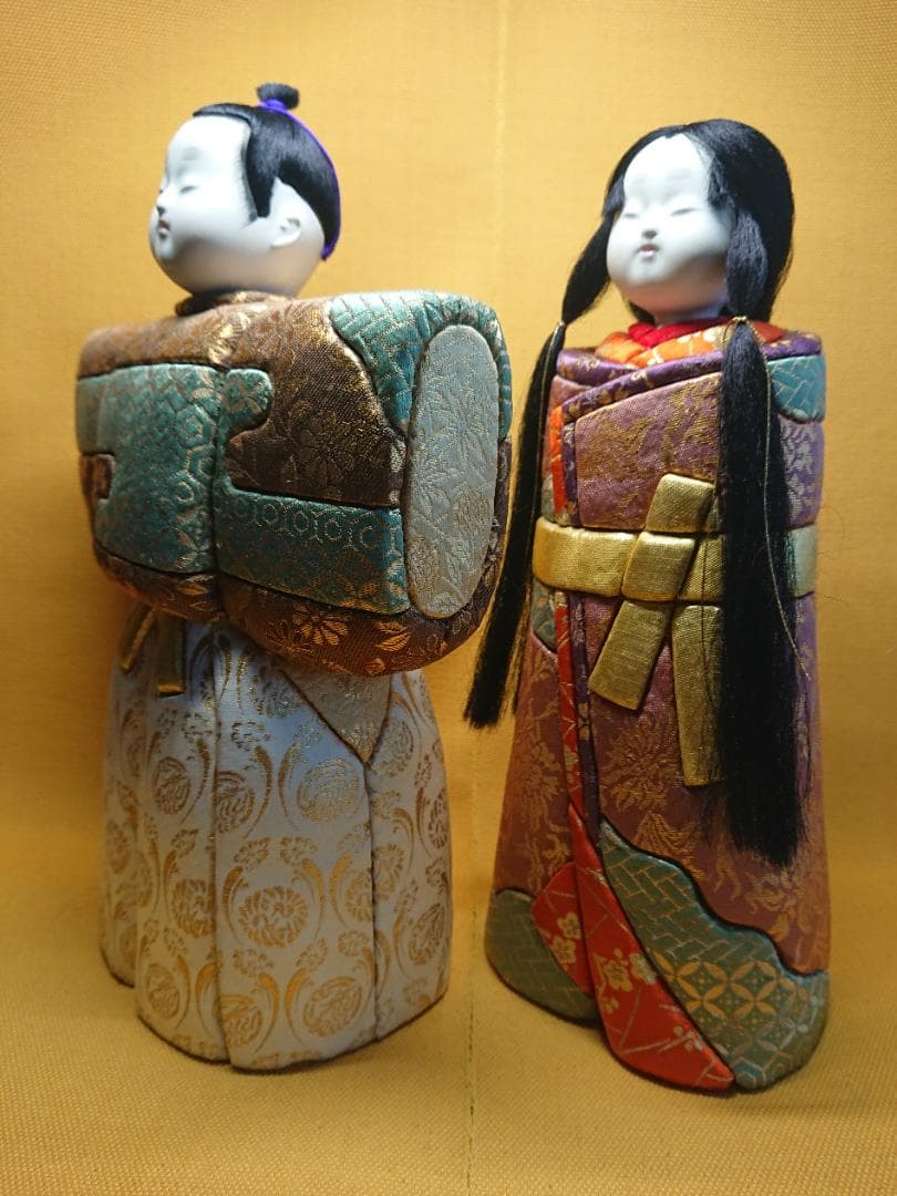 人形　木目込み 　ひな人形　置物　インテリア　工芸品　美術品　A1199