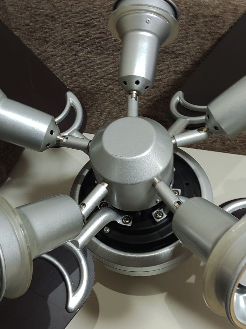 オーデリック シーリングファン 木製ブレード 5灯