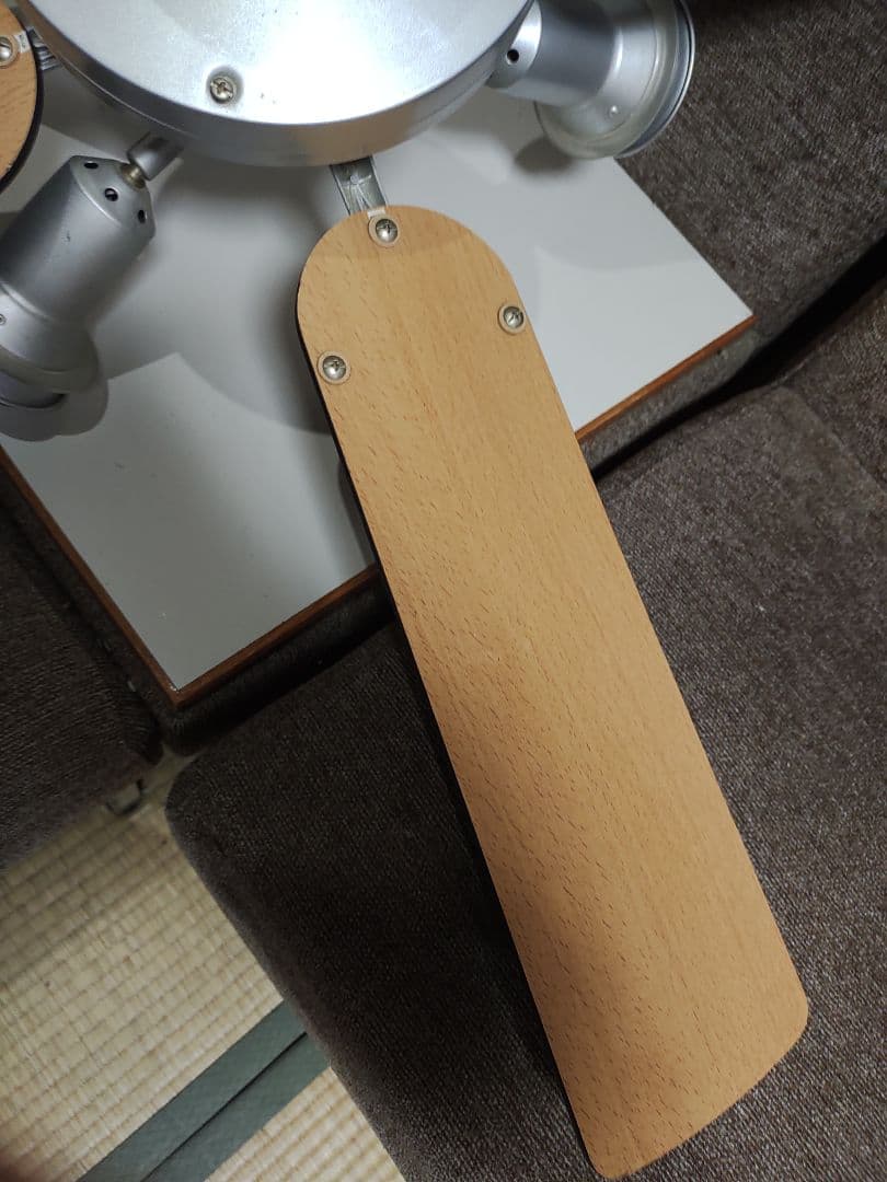 オーデリック シーリングファン 木製ブレード 5灯