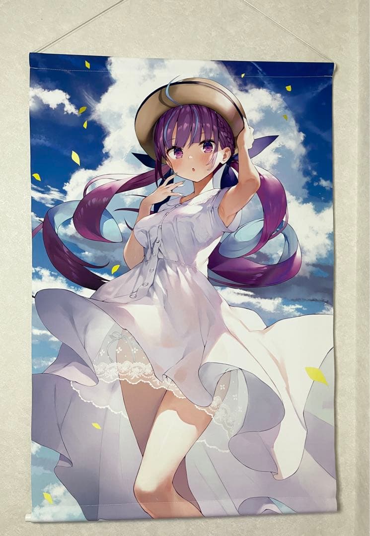 湊あくあ C96 B2タペストリー がおう - メルカリ