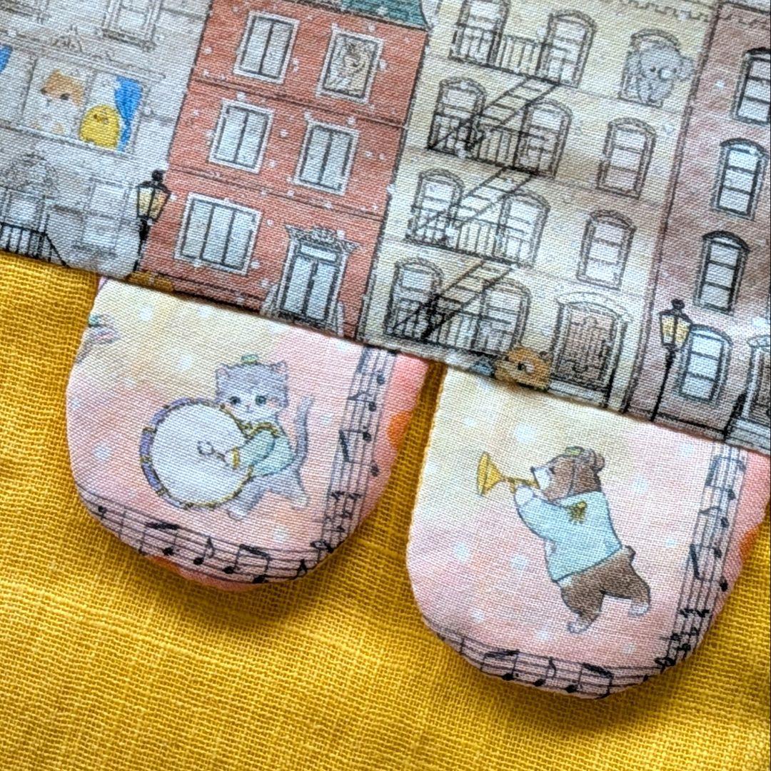 新作☆やわふわガーゼハンカチ⭐️ユキエモン☆アニバーサルパッチ