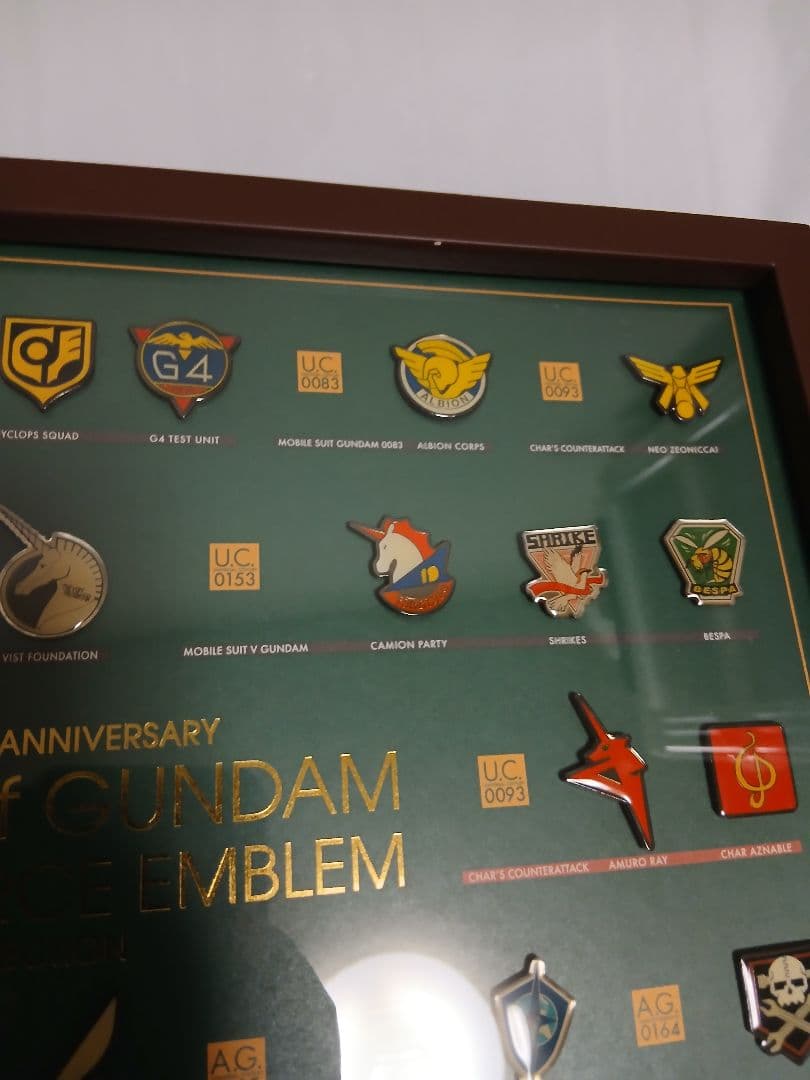 ガンダム 　ピンズ　35周年　エンブレム　欠品あり