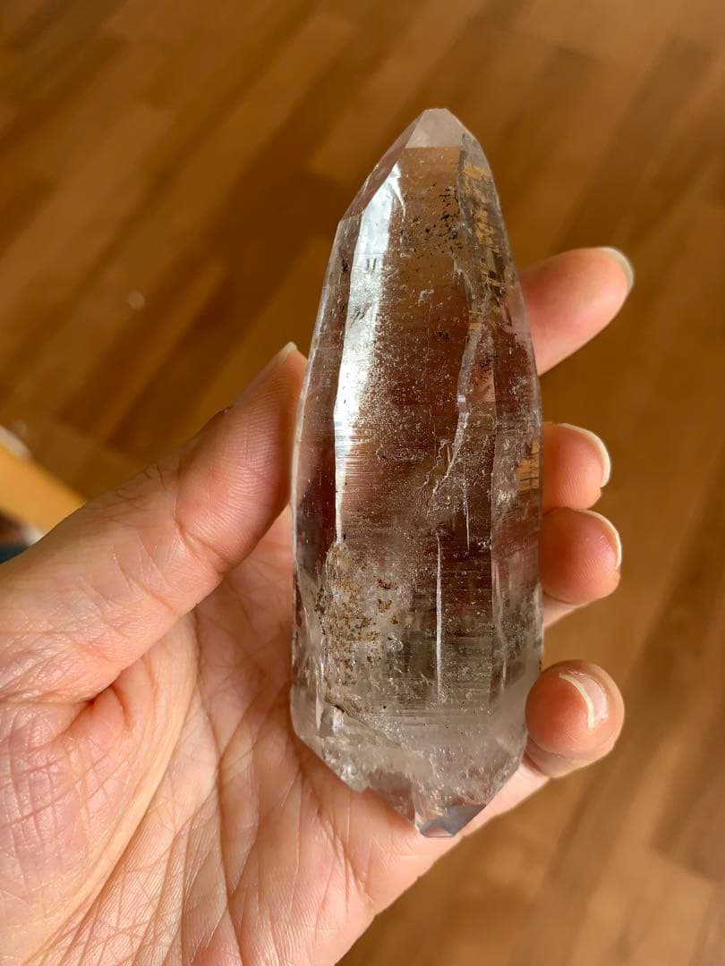 値下げ！ヒマラヤ水晶　パキスタン　 超クリアー　セルフヒールド　ＤＴ　虹あり