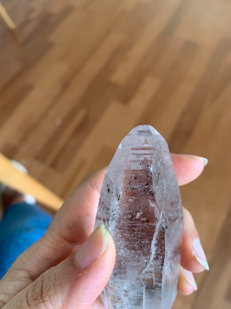 値下げ！ヒマラヤ水晶　パキスタン　 超クリアー　セルフヒールド　ＤＴ　虹あり