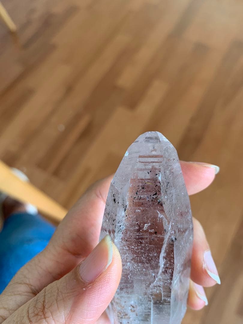 値下げ！ヒマラヤ水晶　パキスタン　 超クリアー　セルフヒールド　ＤＴ　虹あり