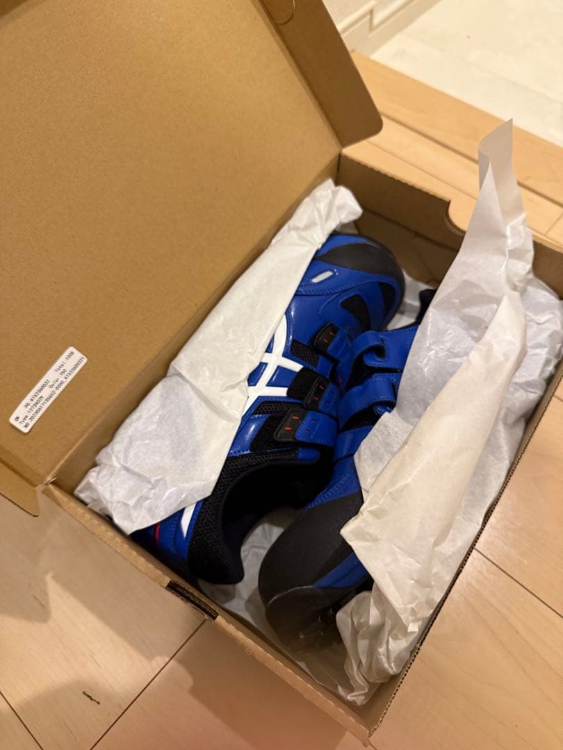 asics 安全靴 27.0cm 青